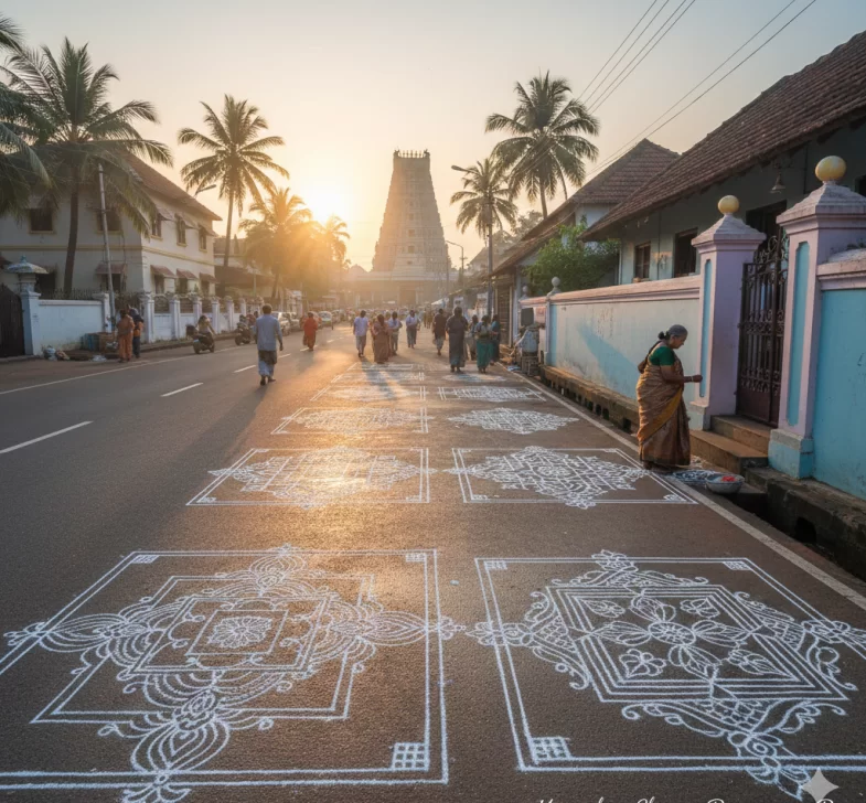 Margazhi Kolam & Chennai Mornings